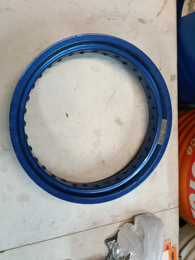Llanta Trasera Supermotard 17 Azul