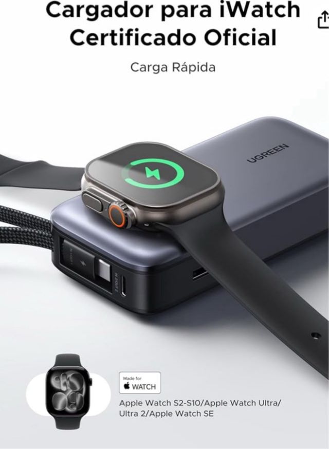 UGREEN Nexode Batería Externa 10000mAh 30W