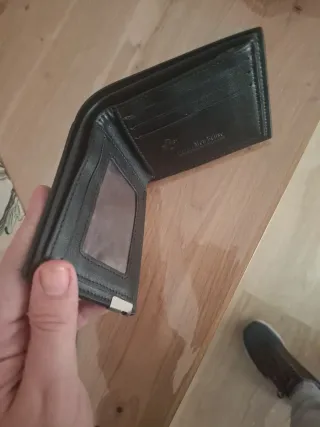 Cartera de piel hombre con monedero