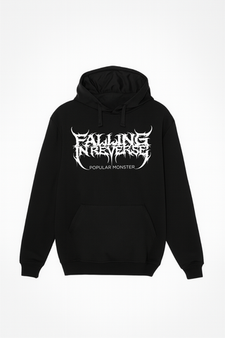 Sudadera Falling In Reverse Unisex Frisa Negra