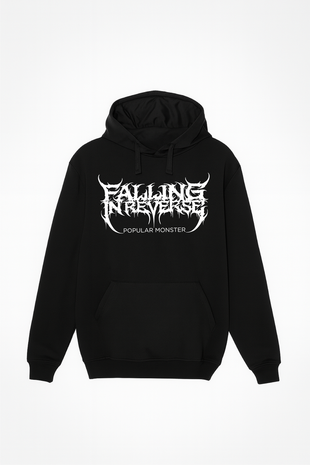 Sudadera Falling In Reverse Unisex Frisa Negra