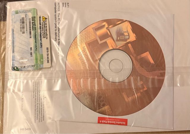 Microsoft Windows 2000 Professional SP4