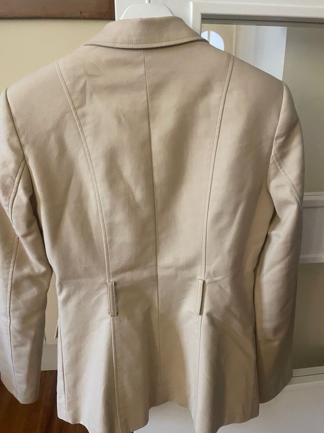 Blazer Zara Basic Beige mujer