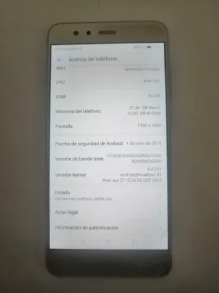 Huawei P10 Lite 32GB 4GB RAM Oro