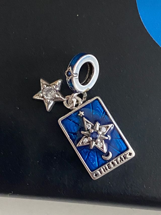 Charm Plata 925 Tarot La Estrella
