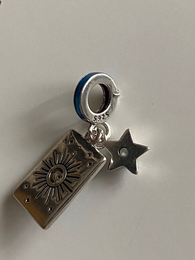 Charm Plata 925 Tarot La Estrella