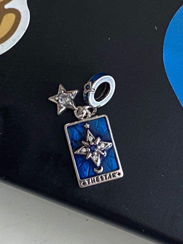 Charm Plata 925 Tarot La Estrella