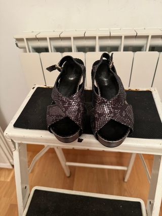 Sandalias Plumers Tacón Medio Vestir