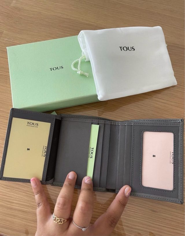 Cartera Tous Hombre Gris