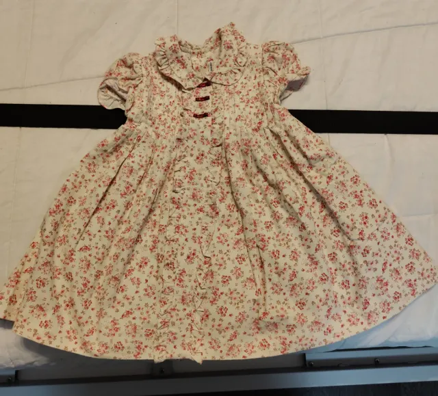 Vestido bebé floral 24 meses de el corte ingles