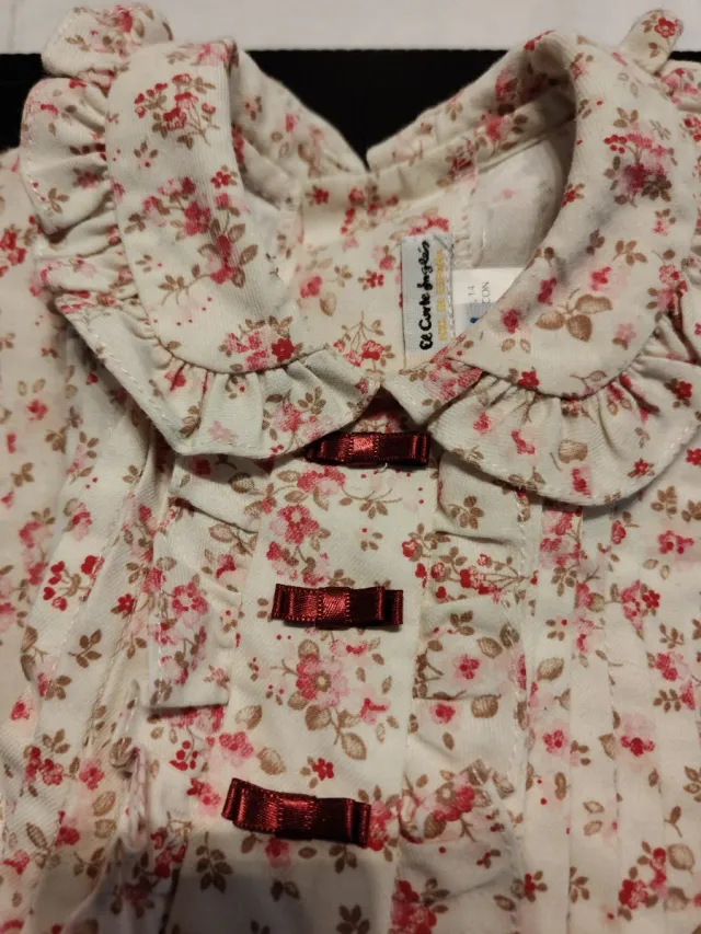 Vestido bebé floral 24 meses de el corte ingles