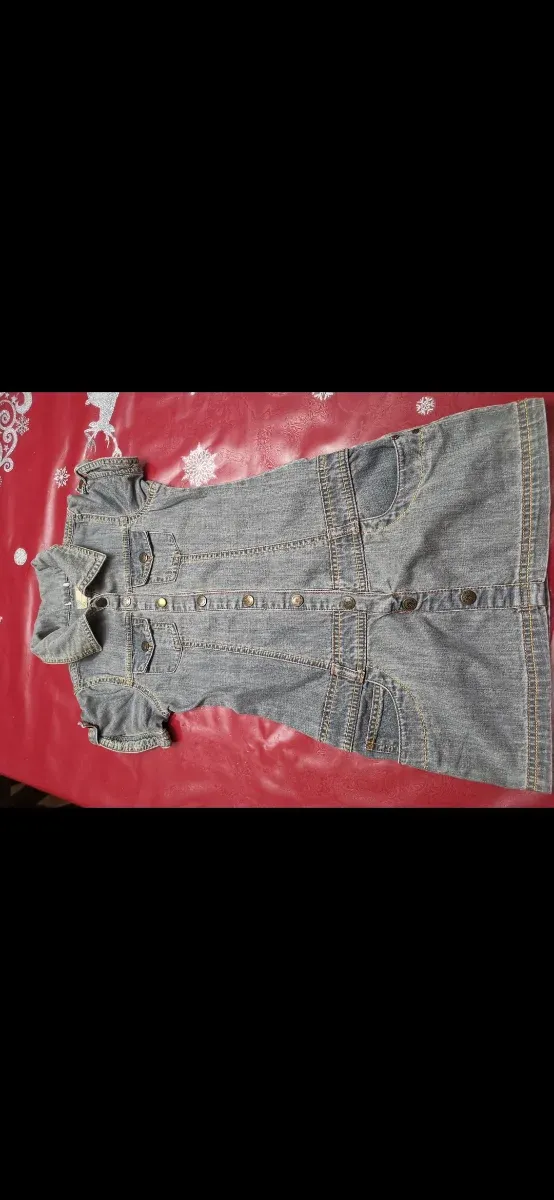 Vestido vaquero niña