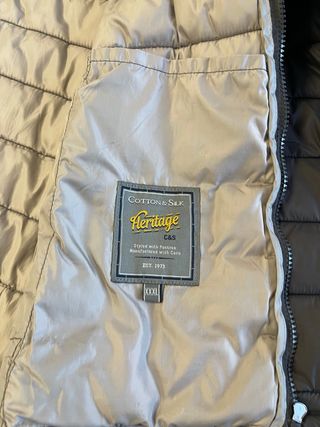 Piumino grigio trapuntato - veste poco -simile XXL
