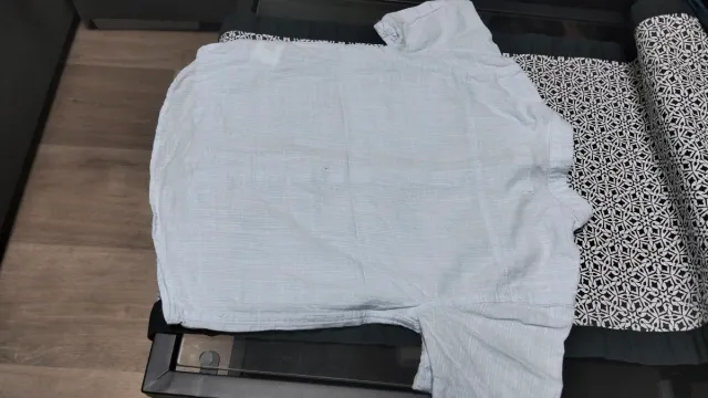 Camisa Zara niño cuello mao