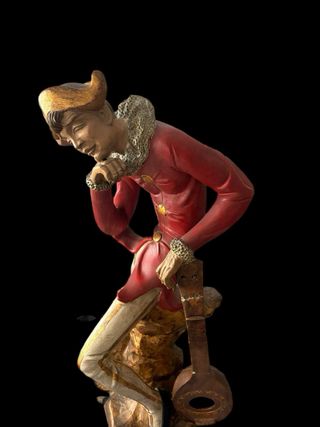 Figura Arlequín Franju Pintada a Mano