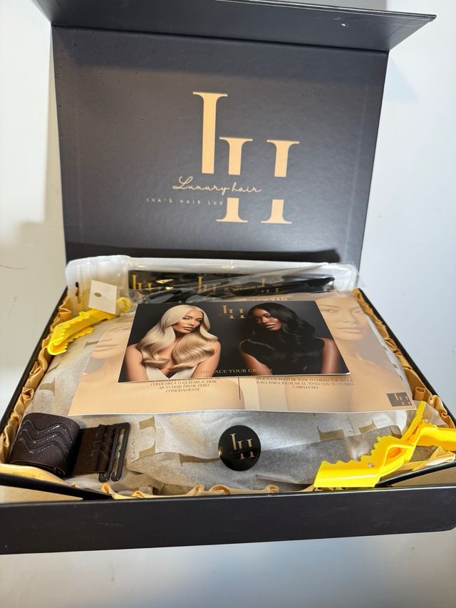 Peluca Cabello Humano Rubio Corto