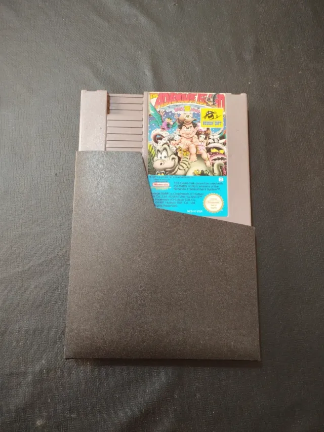 Adventure Island II Nintendo NES Caja Manual Cartu
