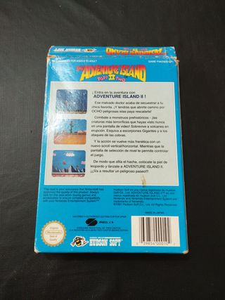 Adventure Island II Nintendo NES Caja Manual Cartu