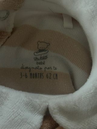 Pagliaccetto ciniglia Blukids bimbo/bimba