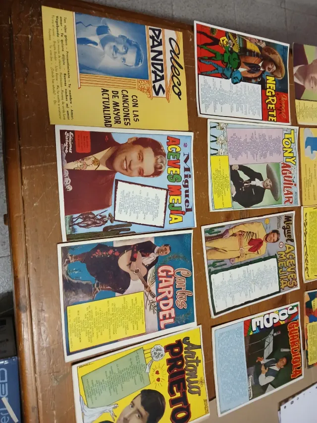 Lote de 14Revistas Cancioneros Mexicanos