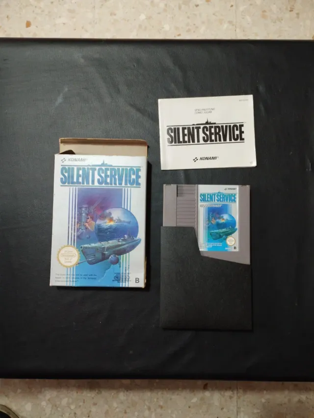 Silent Service Nintendo NES Konami