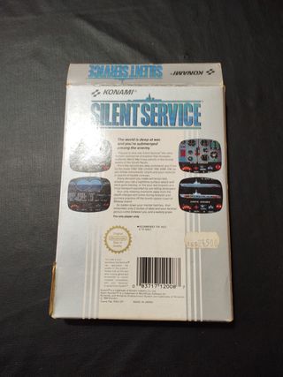 Silent Service Nintendo NES Konami