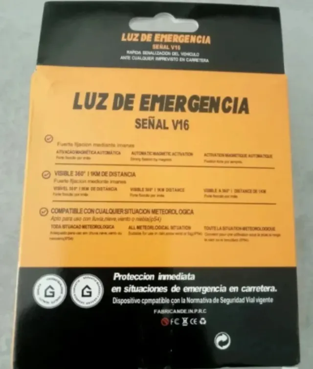 Luz Emergencia Vehículo Averiado