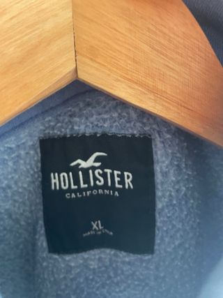 Sudadera Hollister Degradado Azul Blanco
