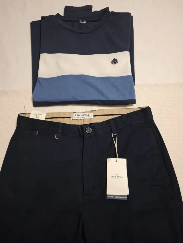 Pantalón T38 y Polo T S Springfield