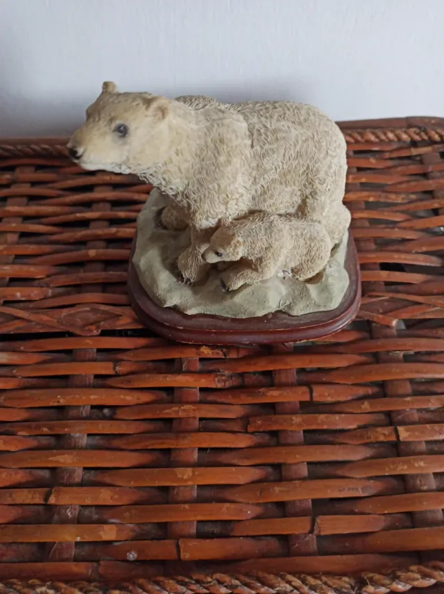 Figura Oso Polar con Cría