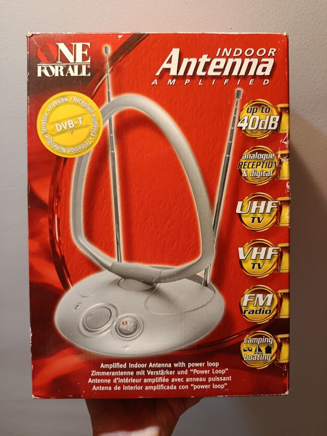 Antena Interior Amplificada One For All DVB-T