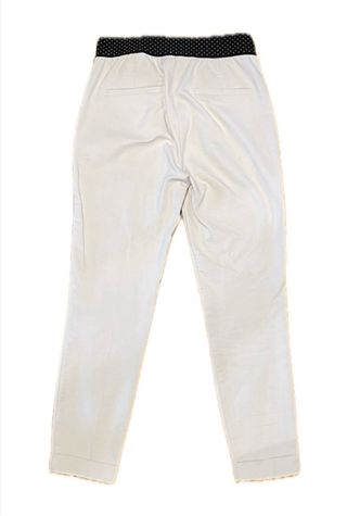 Pantalón Zara Formal Goma Talla XS Beige