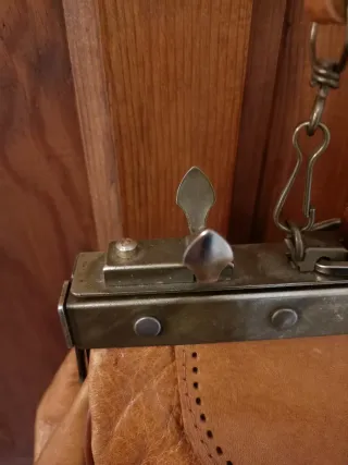 Bolso/maletin de cuero vintage