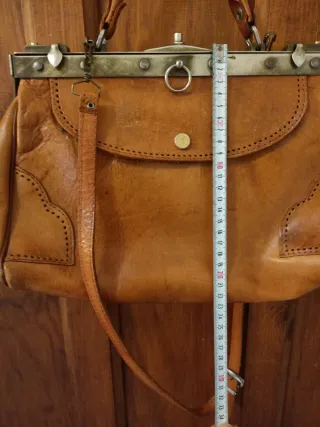 Bolso/maletin de cuero vintage