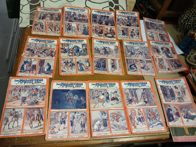 Lote de cómics Los Mosqueteros