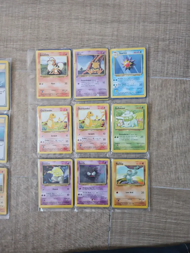 Lote Cartas Pokémon Base Set Normal