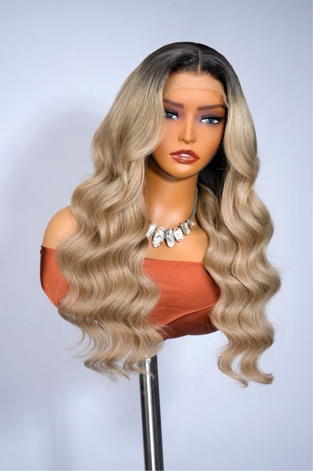 Peluca Cabello Humano Malla Frontal HD