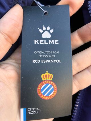 Plumífero Oficial RCD ESPAÑOL Kelme Azul