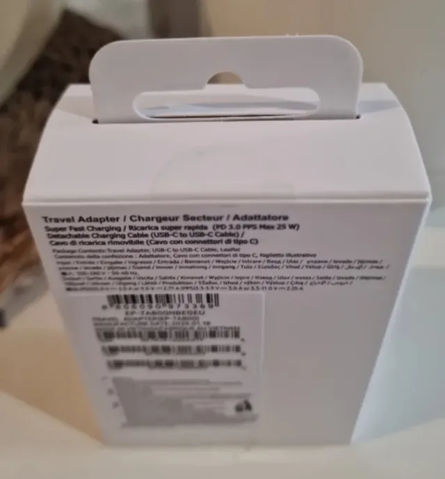 20 Cargadores Samsung 25W PD USB-C