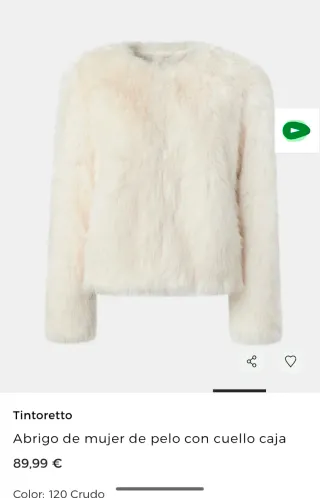 Abrigo de pelo Tintoretto mujer