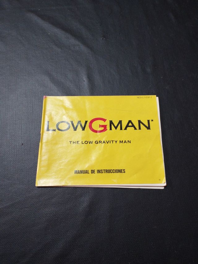 Low G Man Nintendo NES Manual y Caja