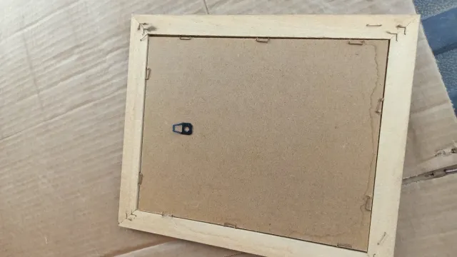 Cuadro rústico paisaje rural