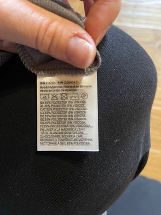 Maglietta H&M Grigia Taglia 4