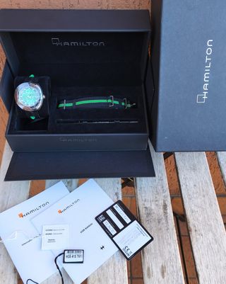 Hamilton Pan Europ NOS Automatic H35405761 Verde