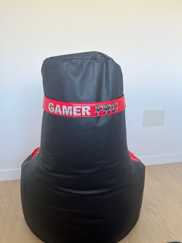 Puff Gamer RX Gamer Negro y Rojo