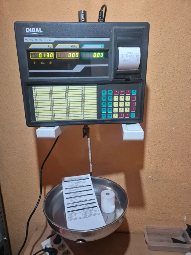 Balanza DIBAL con ticket y garantía