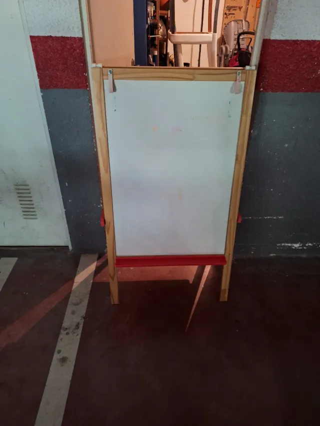 Pizarra caballete de madera