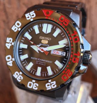 Seiko 5 Sports SNZF53K1 🇯🇵 JDM Baby Monster PVD