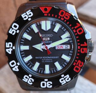 Seiko 5 Sports SNZF53K1 🇯🇵 JDM Baby Monster PVD