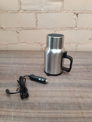 Taza Termo Acero Inoxidable, conexión 12v coche